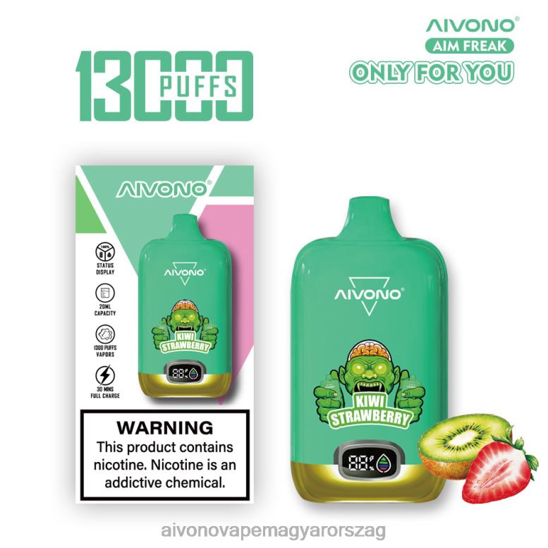 Aivono Puffs - Aivono AIM FREAK 13000 kivi eper 86R02246