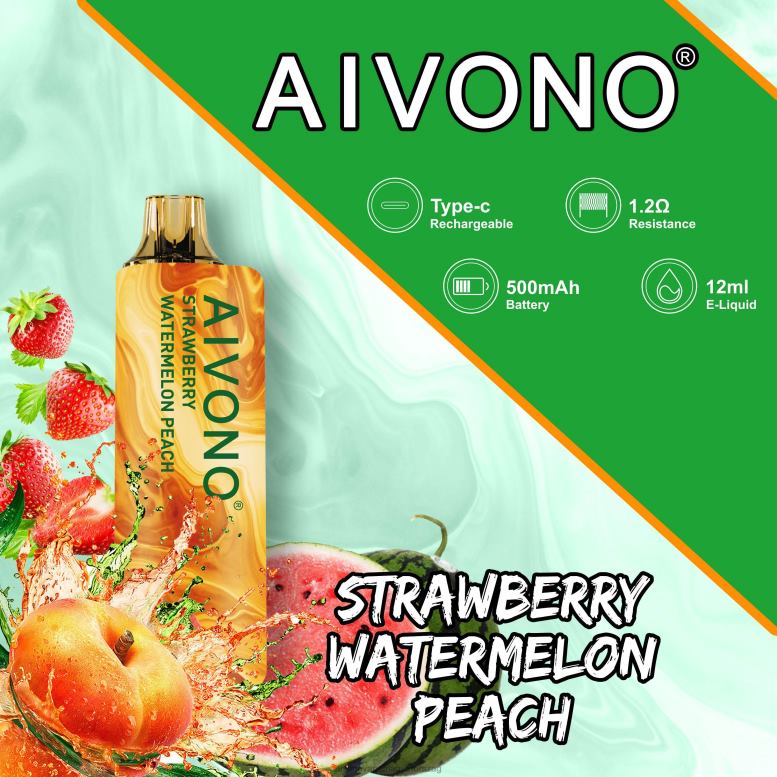 Aivono Puffs - Aivono AIM GUN 7000 epres görögdinnye barack 86R02108