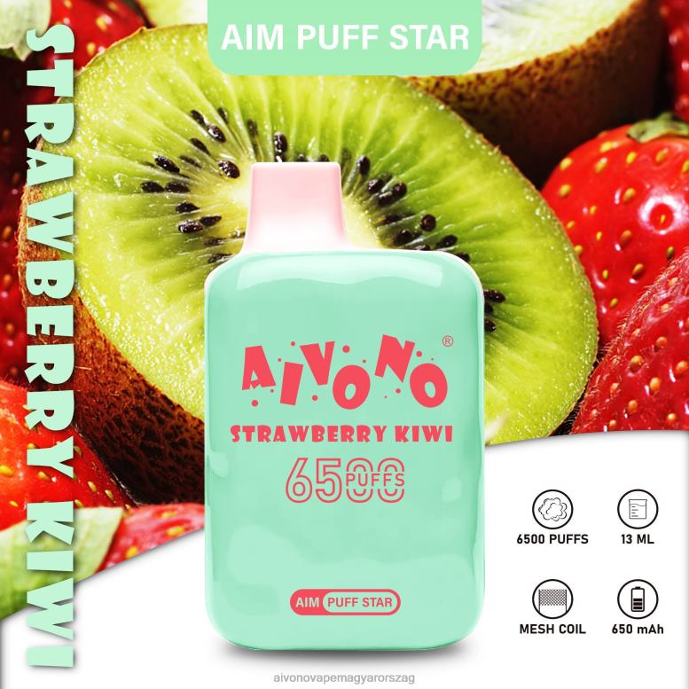 Aivono Puffs - Aivono AIM PUFF STAR 6500 epres kivi 86R02294