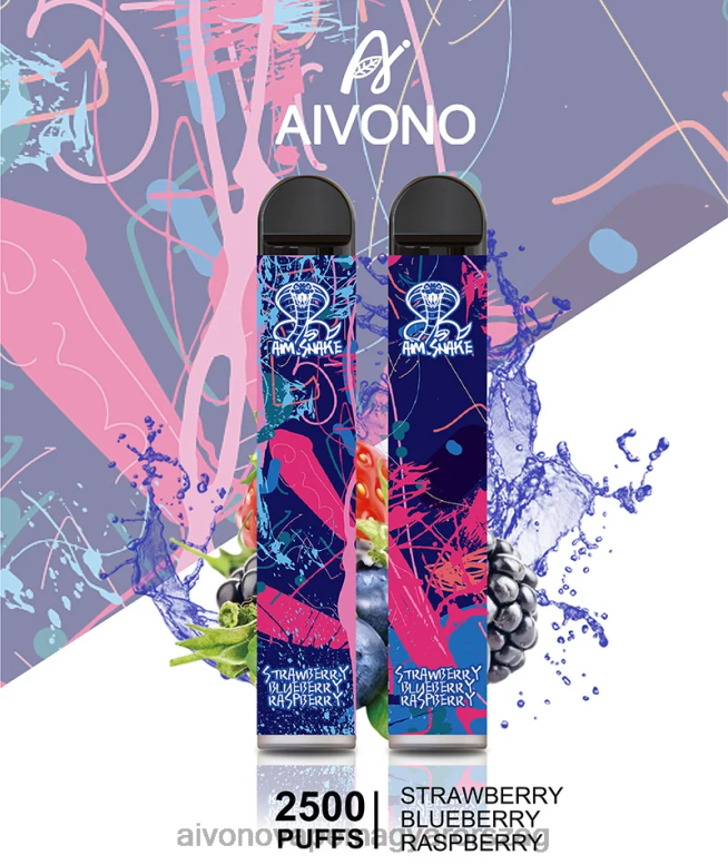 Aivono Puffs - Aivono AIM SNAKE 2500 eper áfonya málna 86R02318