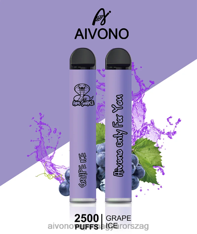 Aivono Puffs - Aivono AIM SNAKE 2500 szőlőjég 86R02306