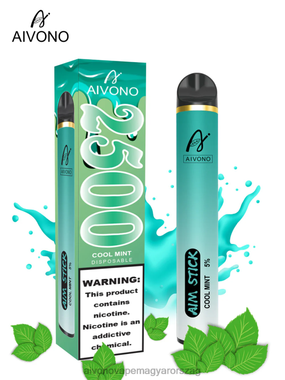 Aivono Puffs - Aivono AIM STICK 2500 hűvös menta 86R02159