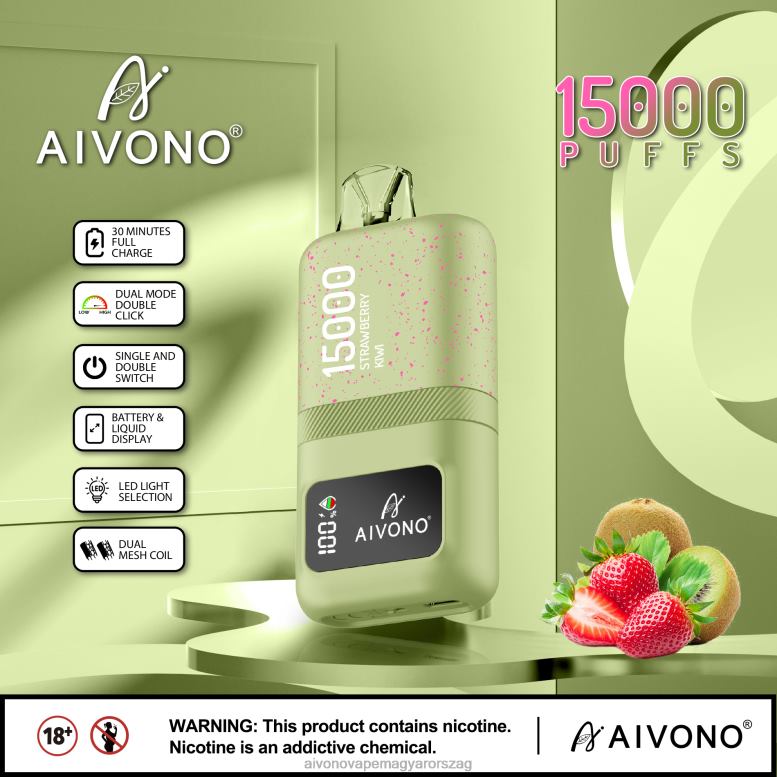 Aivono Puffs - Aivono AIM magic 15000 epres kivi 86R0263