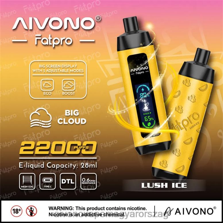 Aivono Puffs - Aivono Fatpro 22000 buja jég 86R023