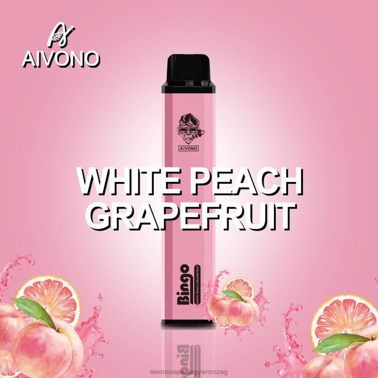 Aivono Vape - Aivono AIM BINGO 4000 fehér barack grapefruit 86R02134