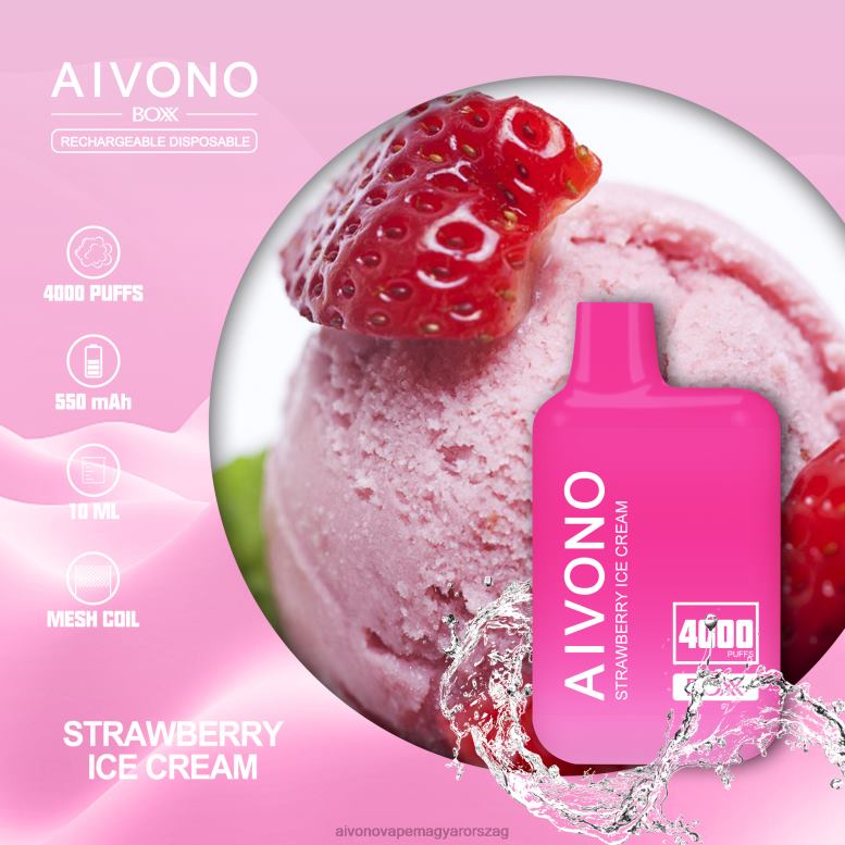 Aivono Vape - Aivono AIM BOXX 4000 eper fagylalt 86R02221