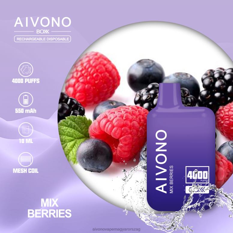 Aivono Vape - Aivono AIM BOXX 4000 keverjük össze a bogyókat 86R02215