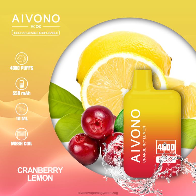 Aivono Vape - Aivono AIM BOXX 4000 áfonyás citrom 86R02218