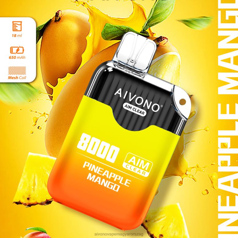 Aivono Vape - Aivono AIM CLEAR 8000 ananász mangó 86R02209