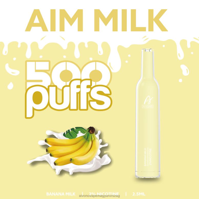 Aivono Vape - Aivono AIM MILK 500 banán tej 86R02275