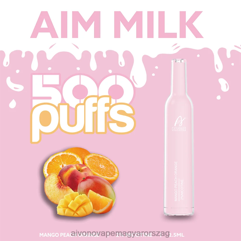 Aivono Vape - Aivono AIM MILK 500 mangó őszibarack narancs 86R02269
