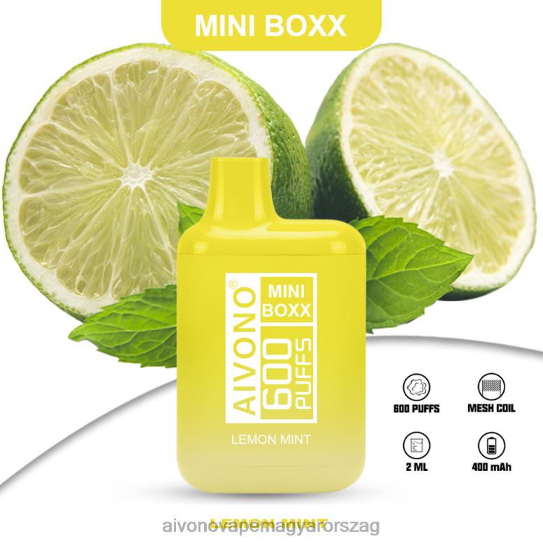 Aivono Vape - Aivono AIM MINI BOXX 600 citrommenta 86R02233