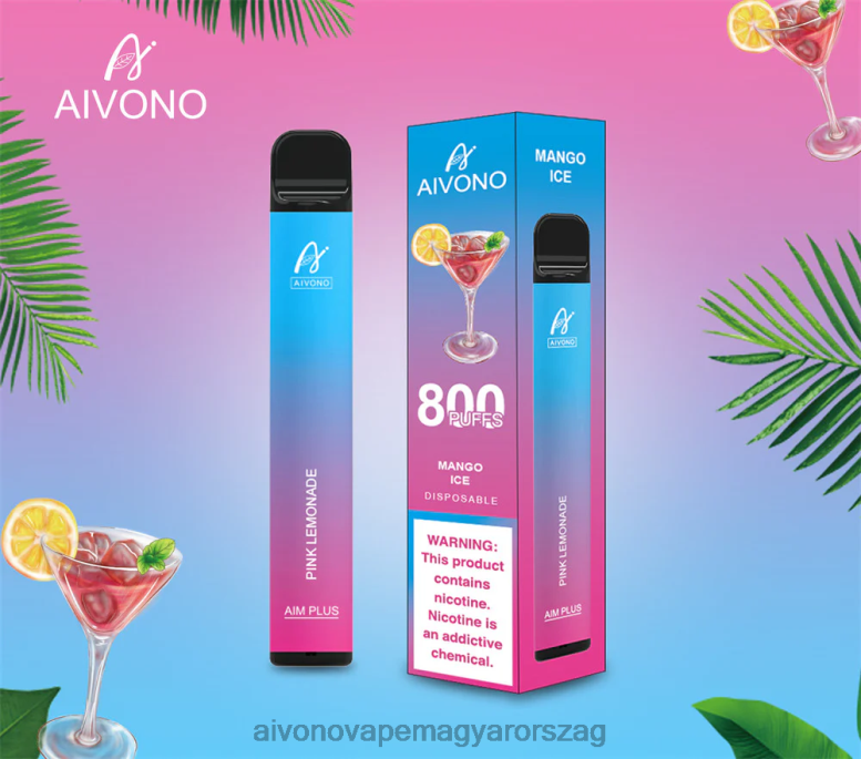 Aivono Vape - Aivono AIM PLUS 800 rózsaszín limonádé 86R02191