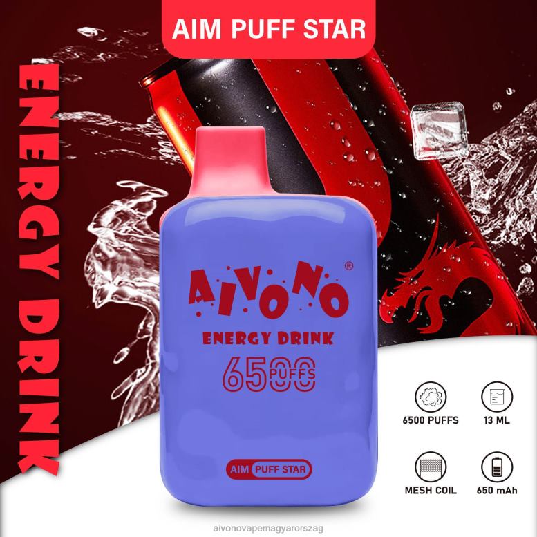 Aivono Vape - Aivono AIM PUFF STAR 6500 energiaital 86R02293