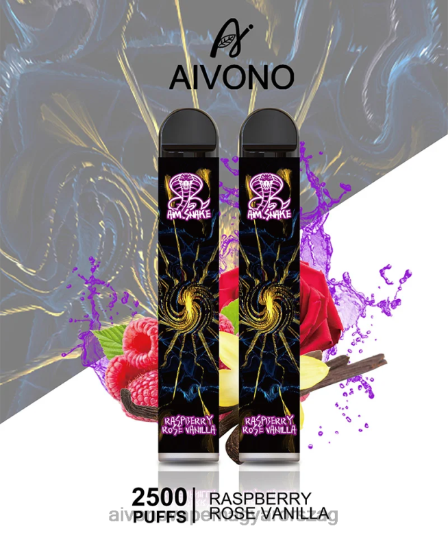 Aivono Vape - Aivono AIM SNAKE 2500 málna rózsa vanília 86R02317