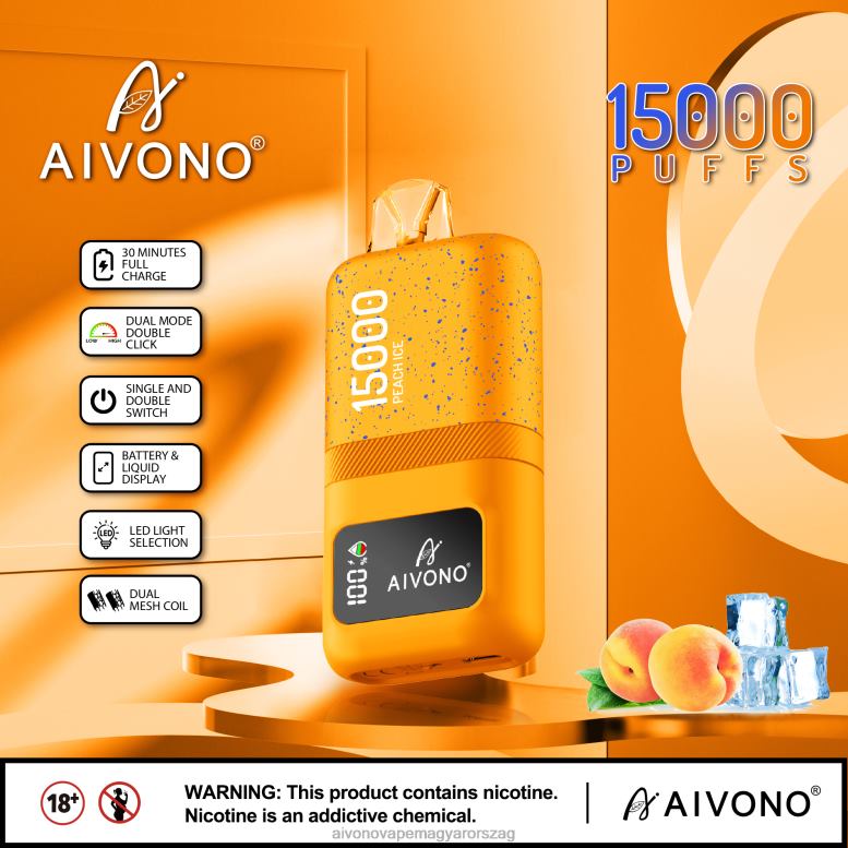 Aivono Vape - Aivono AIM magic 15000 barack jég 86R0259