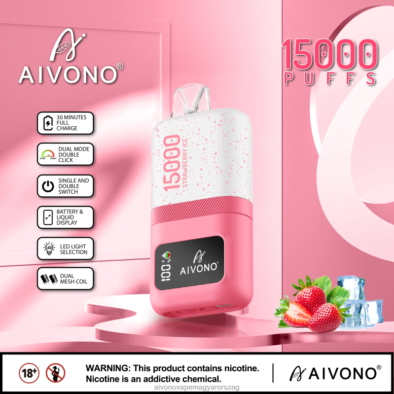 Aivono Vape - Aivono AIM magic 15000 eper jég 86R0271