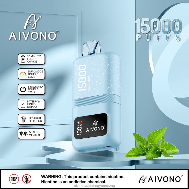Aivono Vape - Aivono AIM magic 15000 hűvös menta 86R0262