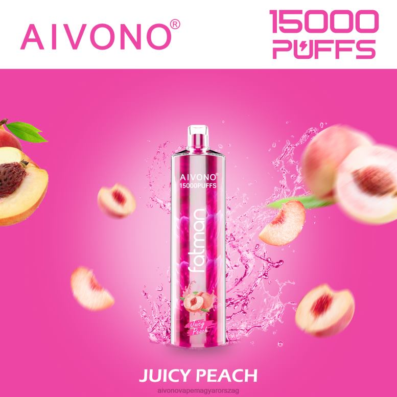 Aivono Vape - Aivono FATMAN 15000 lédús őszibarack 86R0217