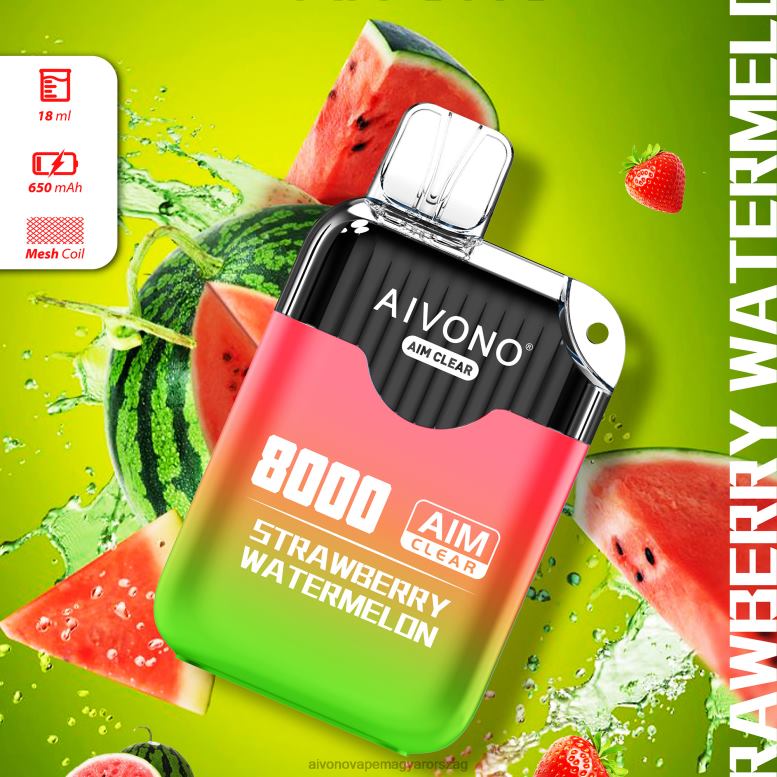Aivono Vape Magyarorszag - Aivono AIM CLEAR 8000 epres görögdinnye 86R02208