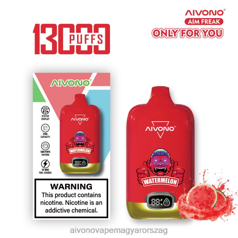 Aivono Vape Magyarorszag - Aivono AIM FREAK 13000 görögdinnye 86R02244