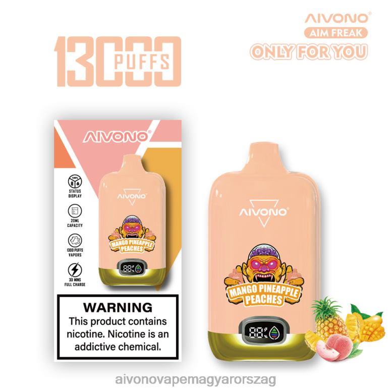 Aivono Vape Magyarorszag - Aivono AIM FREAK 13000 mangós ananász őszibarack 86R02250
