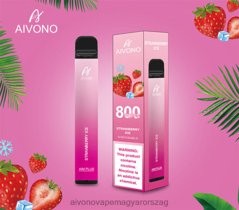 Aivono Vape Magyarorszag - Aivono AIM PLUS 800 eper jég 86R02193
