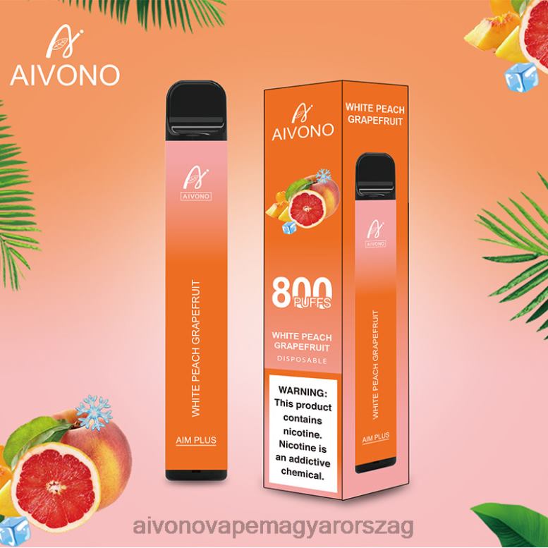 Aivono Vape Magyarorszag - Aivono AIM PLUS 800 fehér barack grapefruit 86R02199