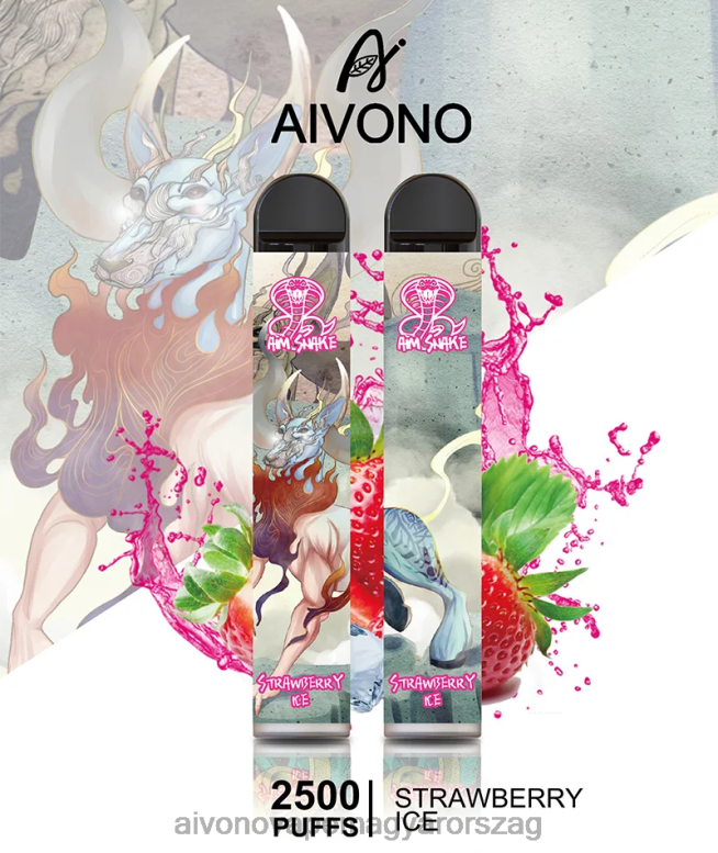 Aivono Vape Magyarorszag - Aivono AIM SNAKE 2500 eper jég 86R02319