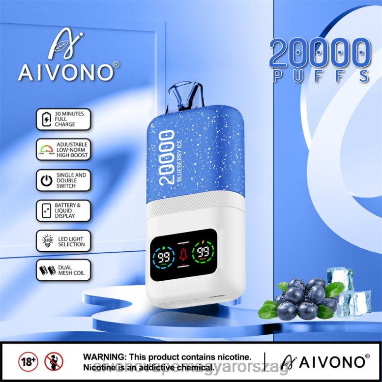 Aivono Vape Magyarorszag - Aivono AIM magic 20000 áfonyás jég 86R0273