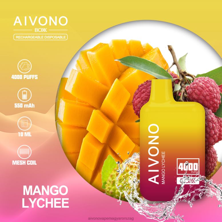 Aivono Puffs - Aivono AIM BOXX 4000 mangó licsi 86R02216