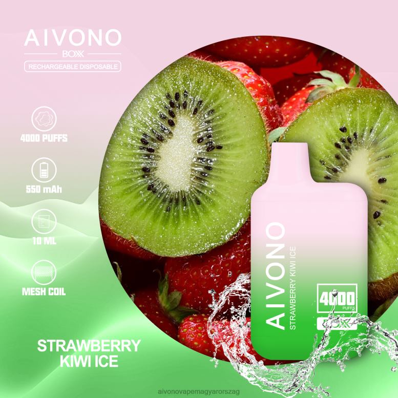Aivono Vape Magyarorszag - Aivono AIM BOXX 4000 epres kivi jég 86R02229