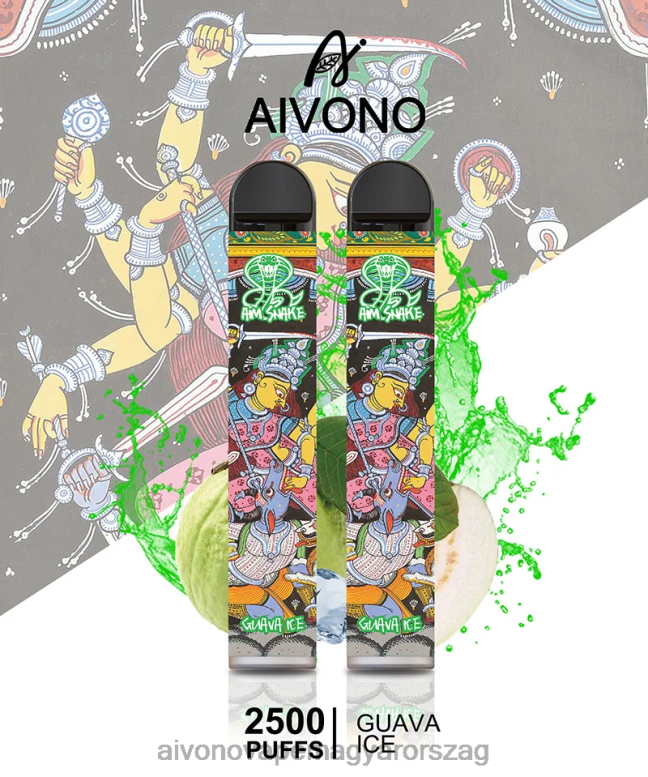 Aivono Vape Magyarorszag - Aivono AIM SNAKE 2500 guava jég 86R02307